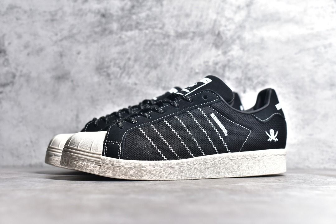 Adidas Superstar CLOT x Neighborhood Black shoes
