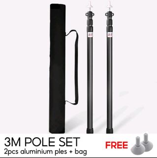 Adjustable Tone Metal Fishing Rod Pole Holder Rack Stand Memancing
