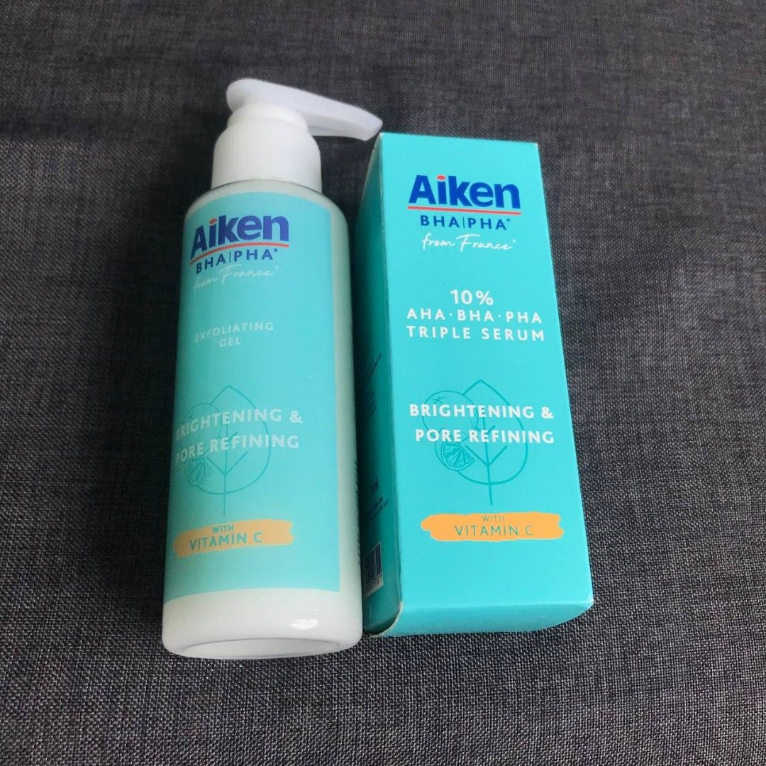 Aiken Triple Serum & Exfoliating Gel, Beauty & Personal Care, Face