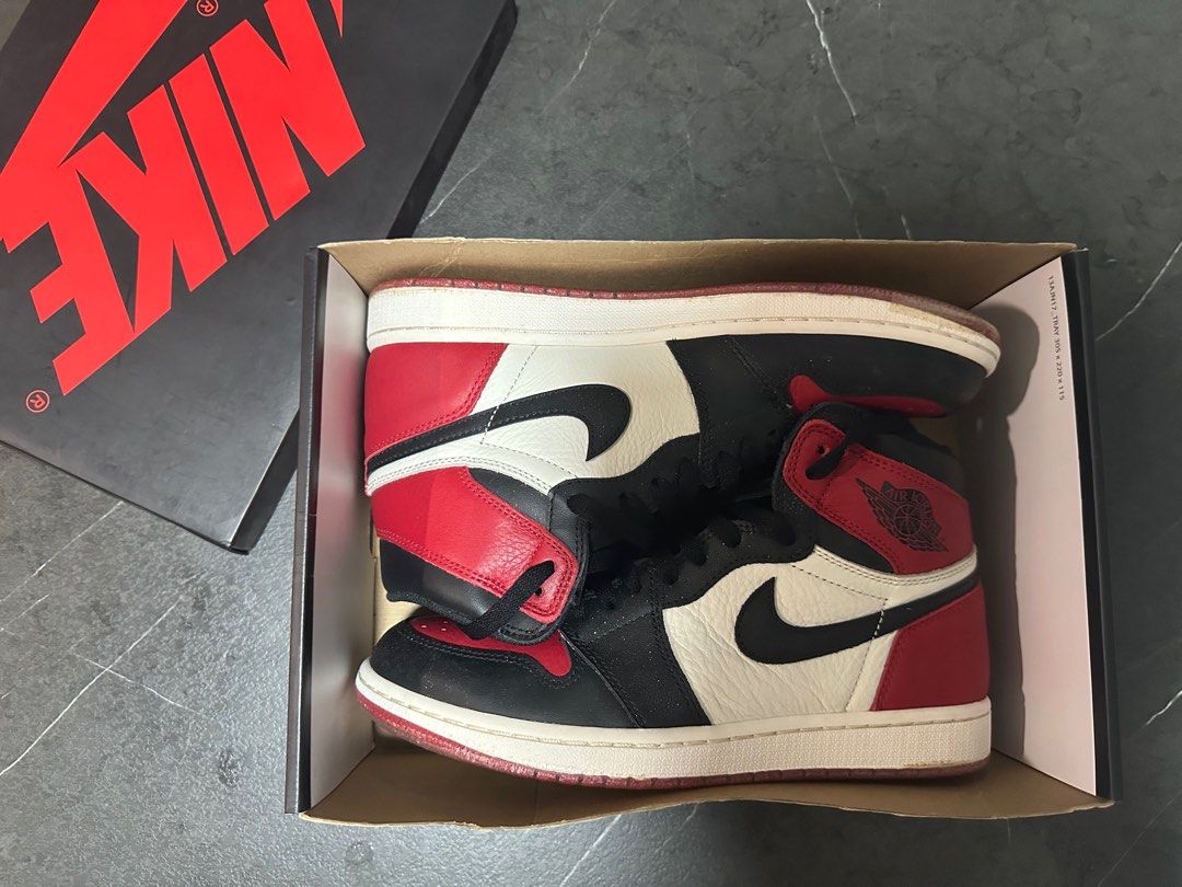 Jordan 1 bred deals toe size 10