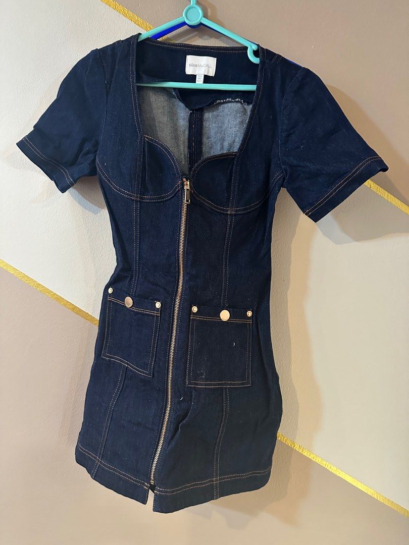 Alice mccall denim dress on sale