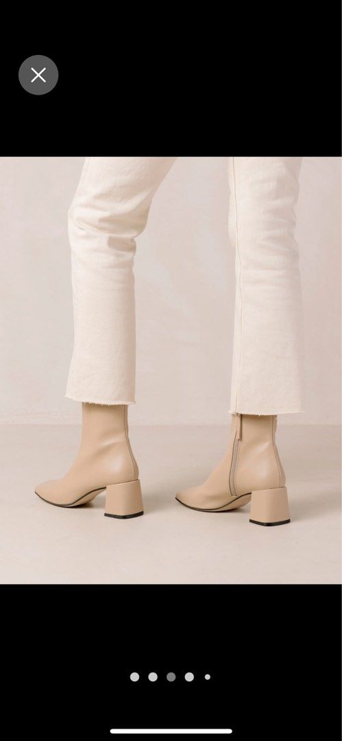 White leather ankle boots hot sale