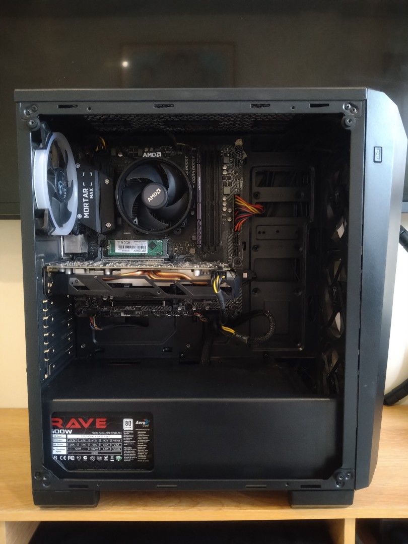 Ryzen 5 discount 3600 rx 580