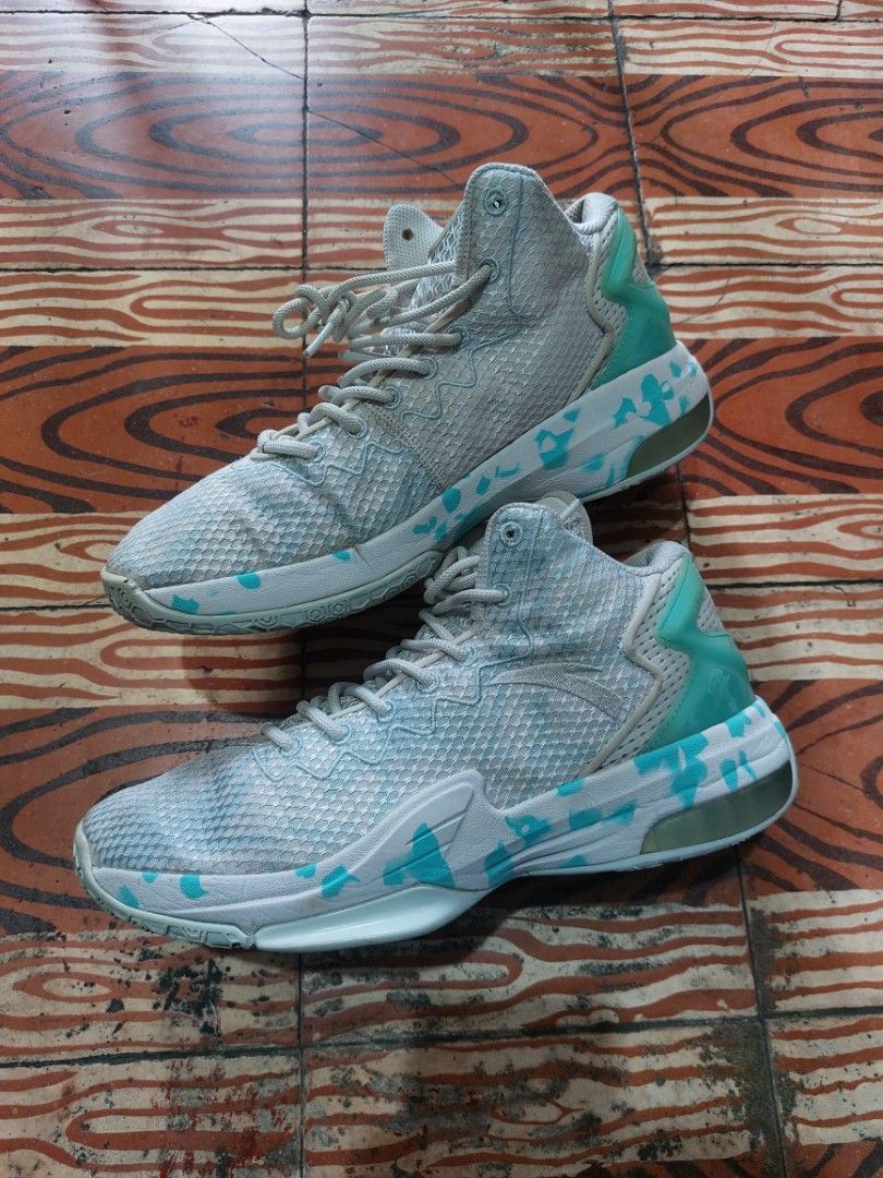 Anta Klay Thompson KT3 Mid White Blue Men s Basketball Shoes 26