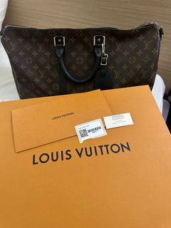 Louis Vuitton Monogram Macassar Keepall Bandoulière 45 - Handbag | Pre-owned & Certified | used Second Hand | Unisex