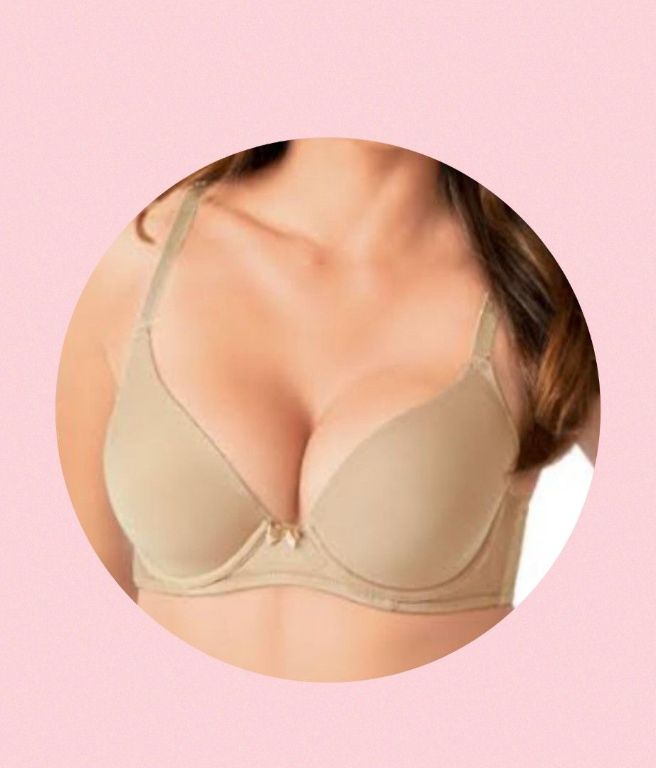 AVON SIMONETTE NUDE UNDER WIRE MOULDED T-SHIRT Push-Up Bra (SIZE 32a 32b  34a 34b 36b) BEST SELLER