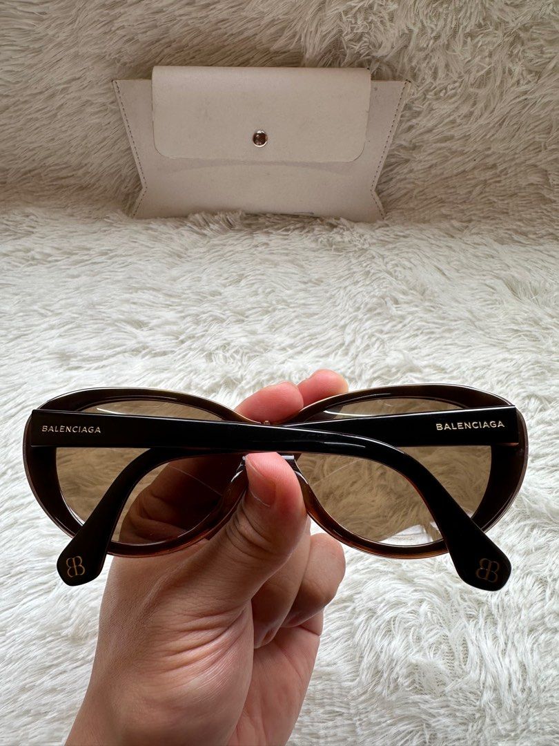Balenciaga tortoiseshell cat eye sunglasses sales