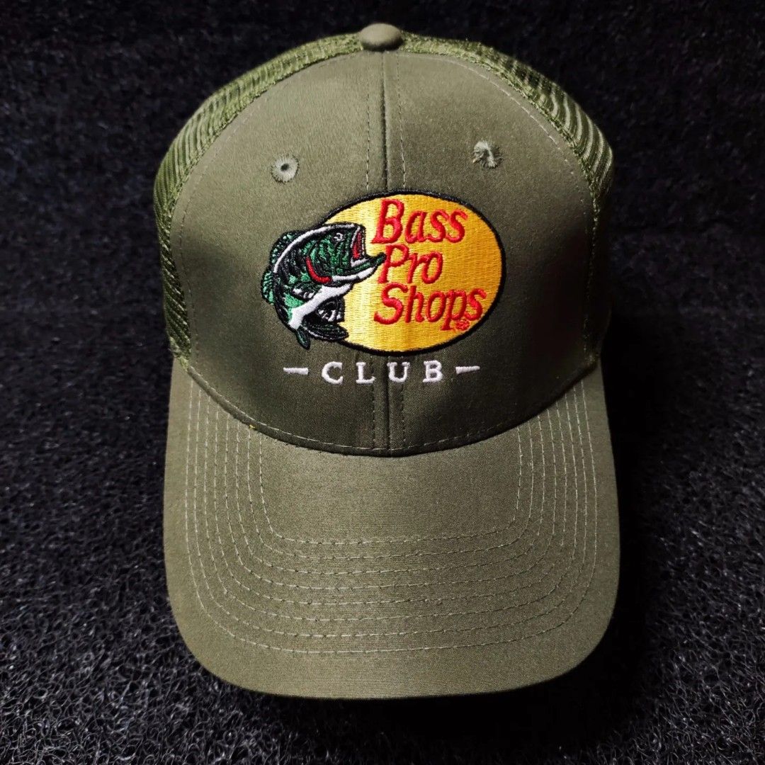 BASS PRO SHOPS FISHING TRUCKER CAP, Men's Fashion, Watches & Accessories,  Caps & Hats on Carousell