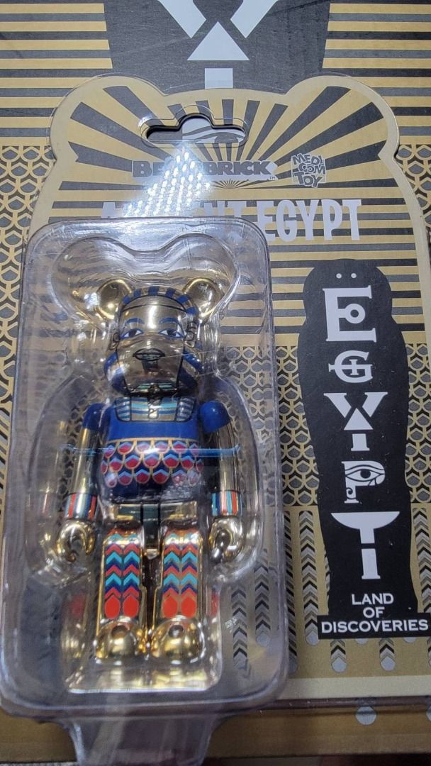 Bearbrick Ancient Egypt 法老王400% + 100%, 興趣及遊戲, 玩具& 遊戲