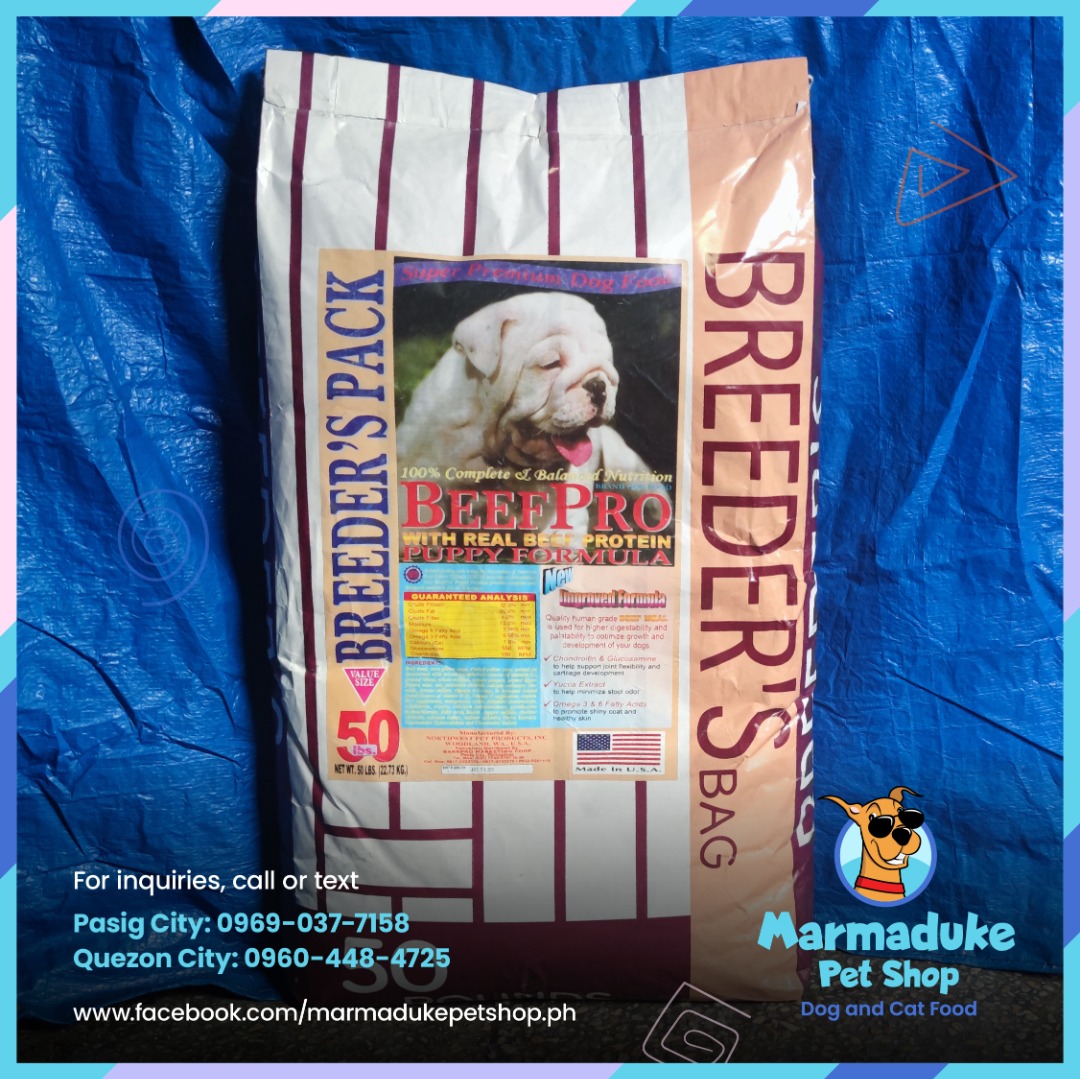 Beef pro puppy price per sack on sale