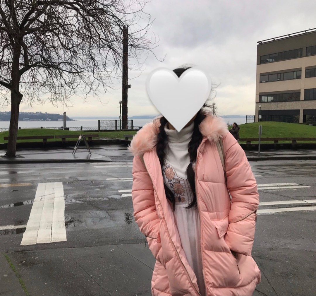 Blush online puffer coat