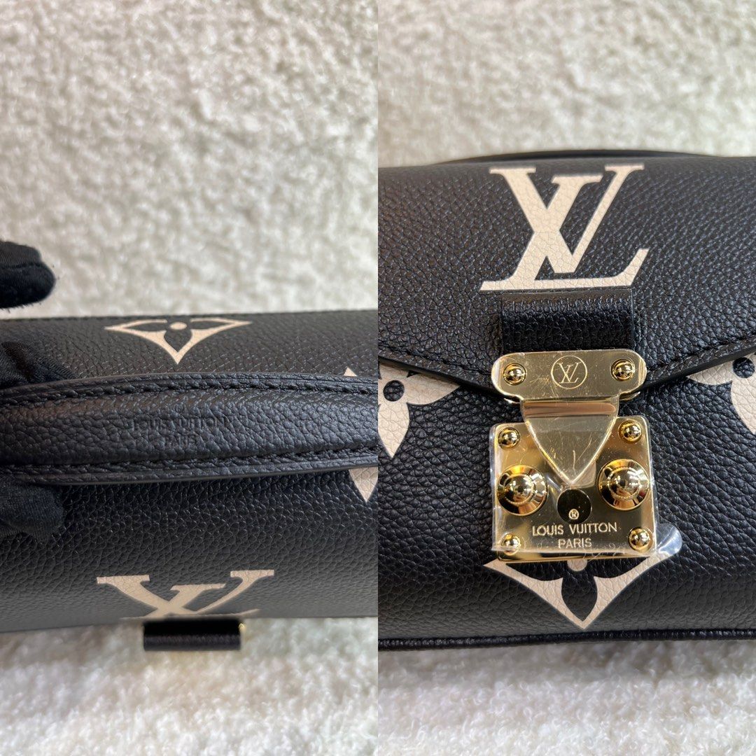 Louis Vuitton Pochette Metis Monogram Empreinte Leather Marine