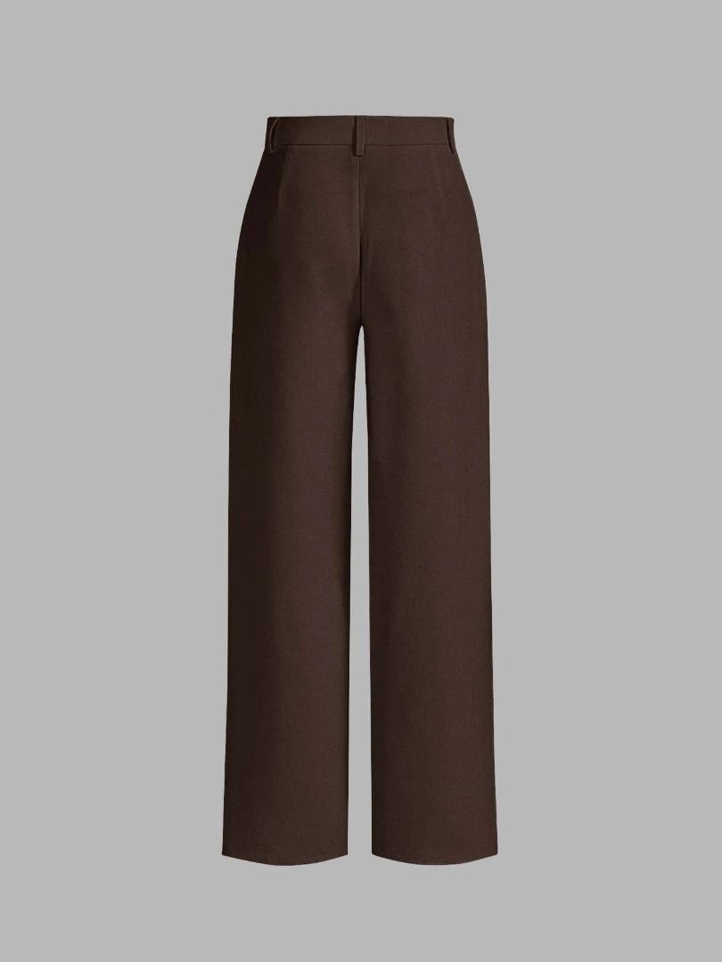 BN Size L Y2K Gypsy Brown Sexy High Waist Straight Leg Pants