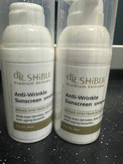 Brand New Dr Shibu  Anti Wrinkle Sunscreen