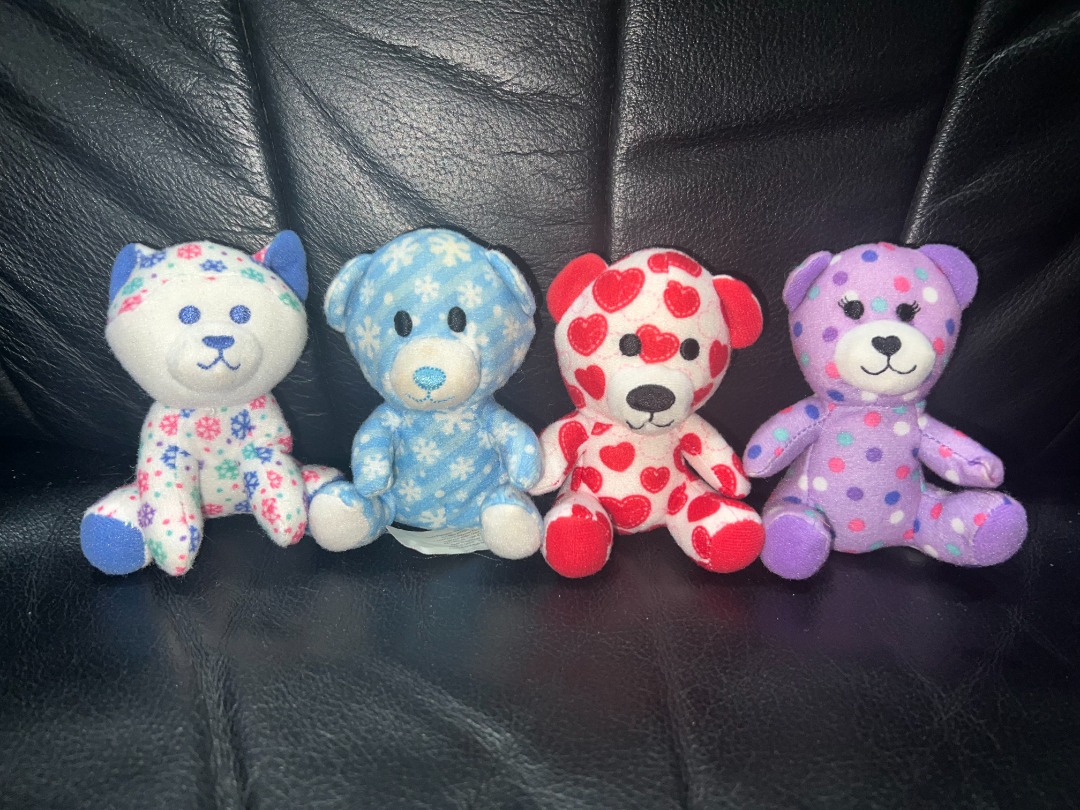 BuildABear Mcdonalds Happy Meal Toys (2015) Christmas edition