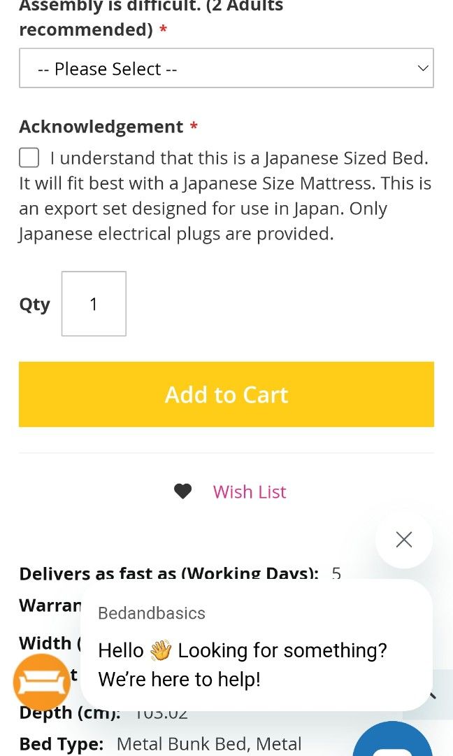 Bunk bed/loft cum study, Furniture & Home Living, Furniture, Bed Frames