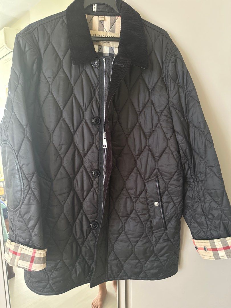 Burberry Quilted Shell Jacket Men s Fashion Coats Jackets and