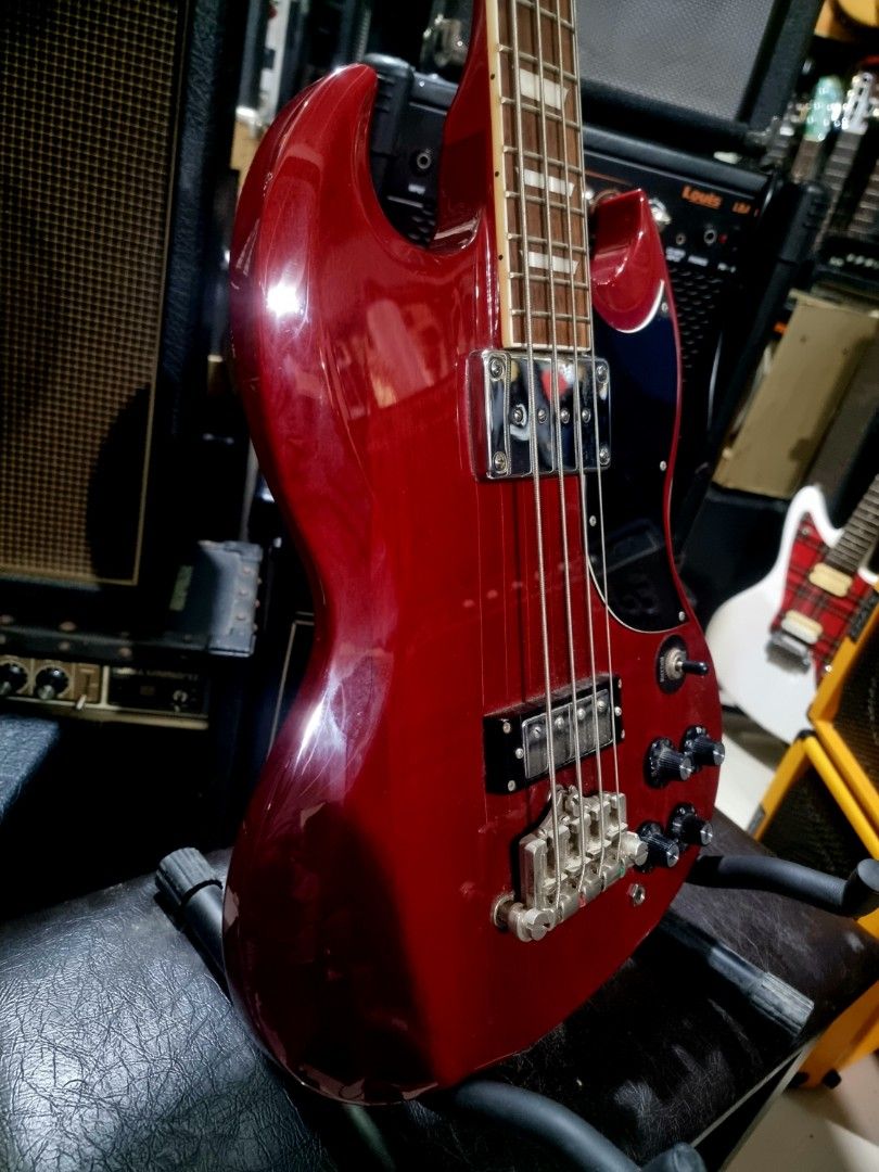 Burny sg bass Hobbies Toys Music Media Musical Instruments