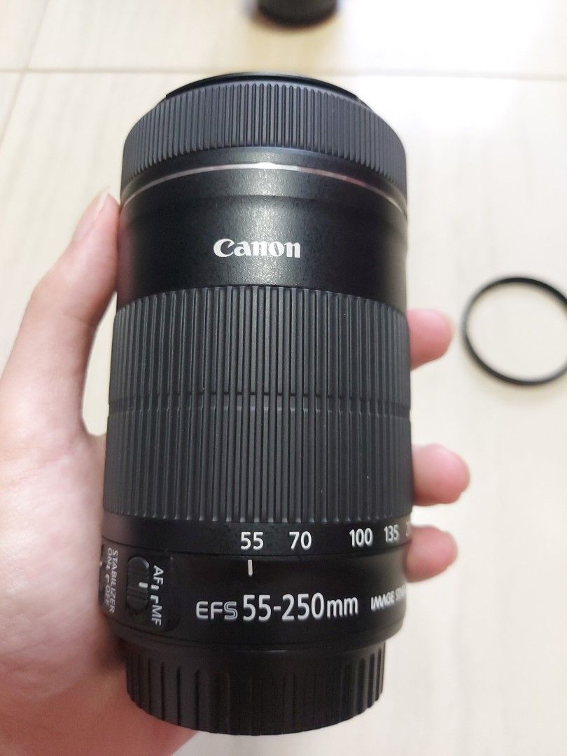 Canon EF-S 55-250mm IS STM, Photography, Lens & Kits on Carousell