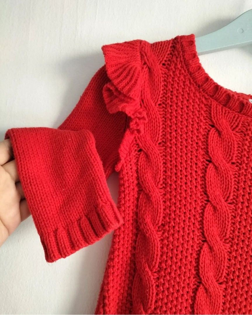Carter s Cable Knit Red Sweater Kids Babies Kids Babies Kids