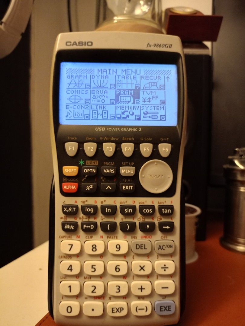 Factorial casio fx 2025 9860gii