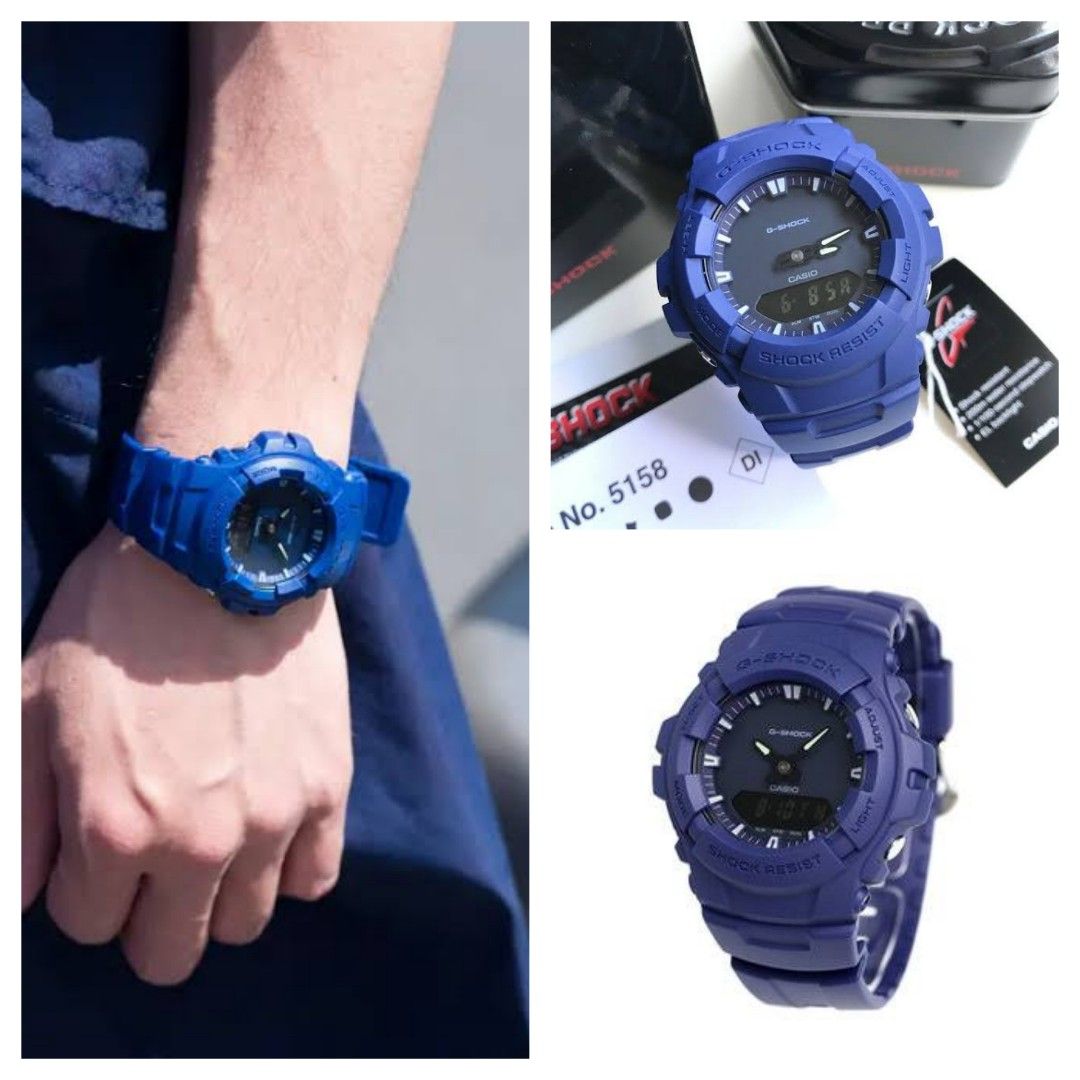 CASIO G SHOCK G100CU 2A Ana digi Unisex Watch