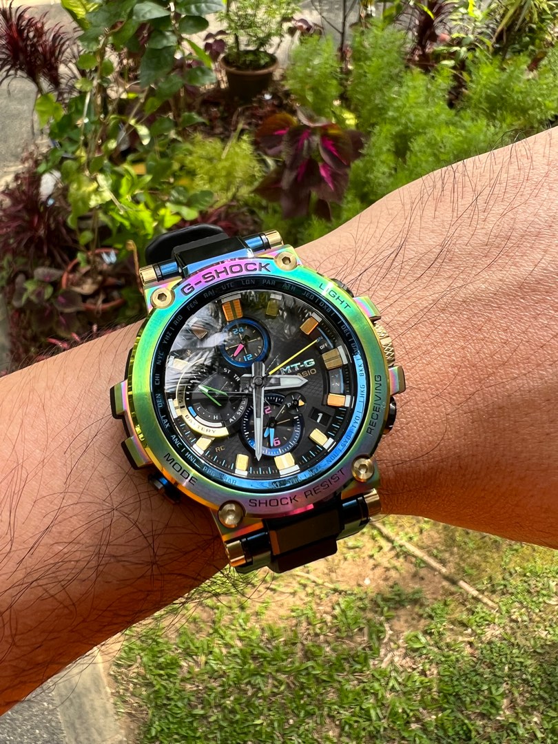 Casio G Shock GShock MTG B1000RB MTGB1000 MTGB1000RB 1000RB Rainbow Men s Fashion Watches Accessories Watches on Carousell