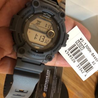 Casio WS 1300 tide graph Original