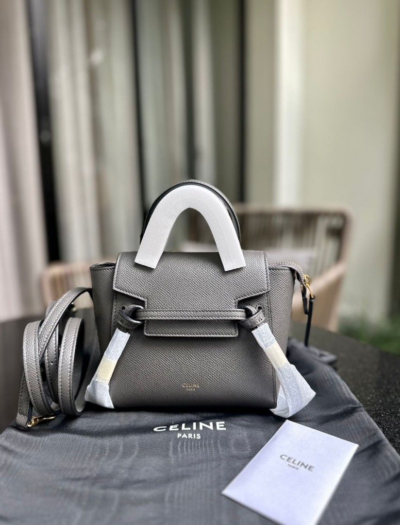 Celine Belt Pico - grey （nesten Ny）