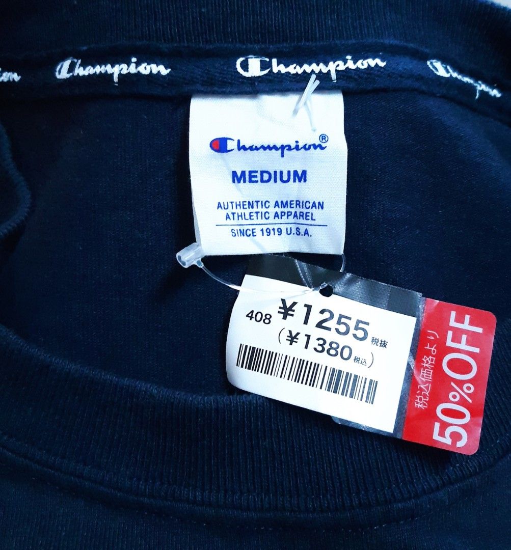 Champion Dark Blue Original Men s Fashion Tops Sets Tshirts