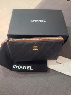 28 LNIB Chanel Gabrielle WOC Mini Embossed Crocodile Black 3HW