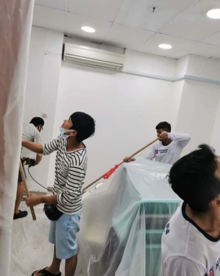 Cheap Painting Service/Cheap Painters/Wall Design/Vinyl flooring/ epoxy