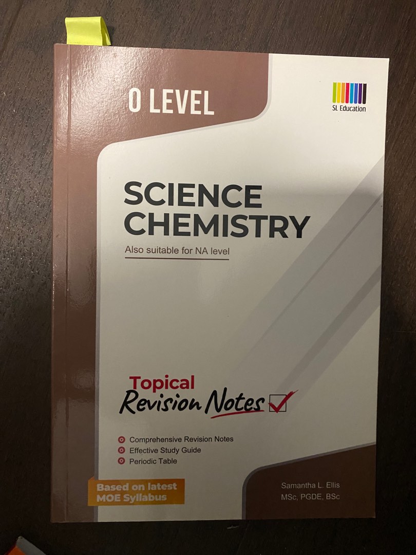 Chemistry fingertips, Hobbies & Toys, Books & Magazines, Textbooks on Carousell