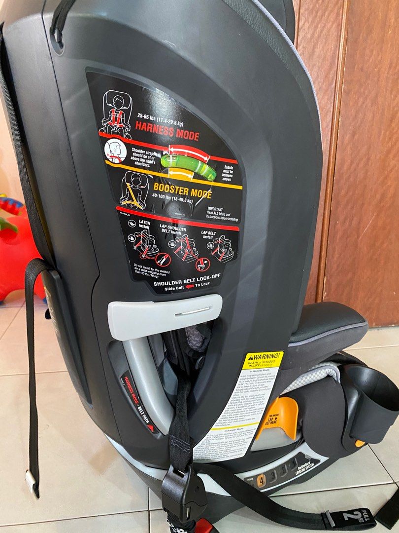 Chicco MyFit Harness + Booster Car Seat, Babies & Kids, Going Out, Car