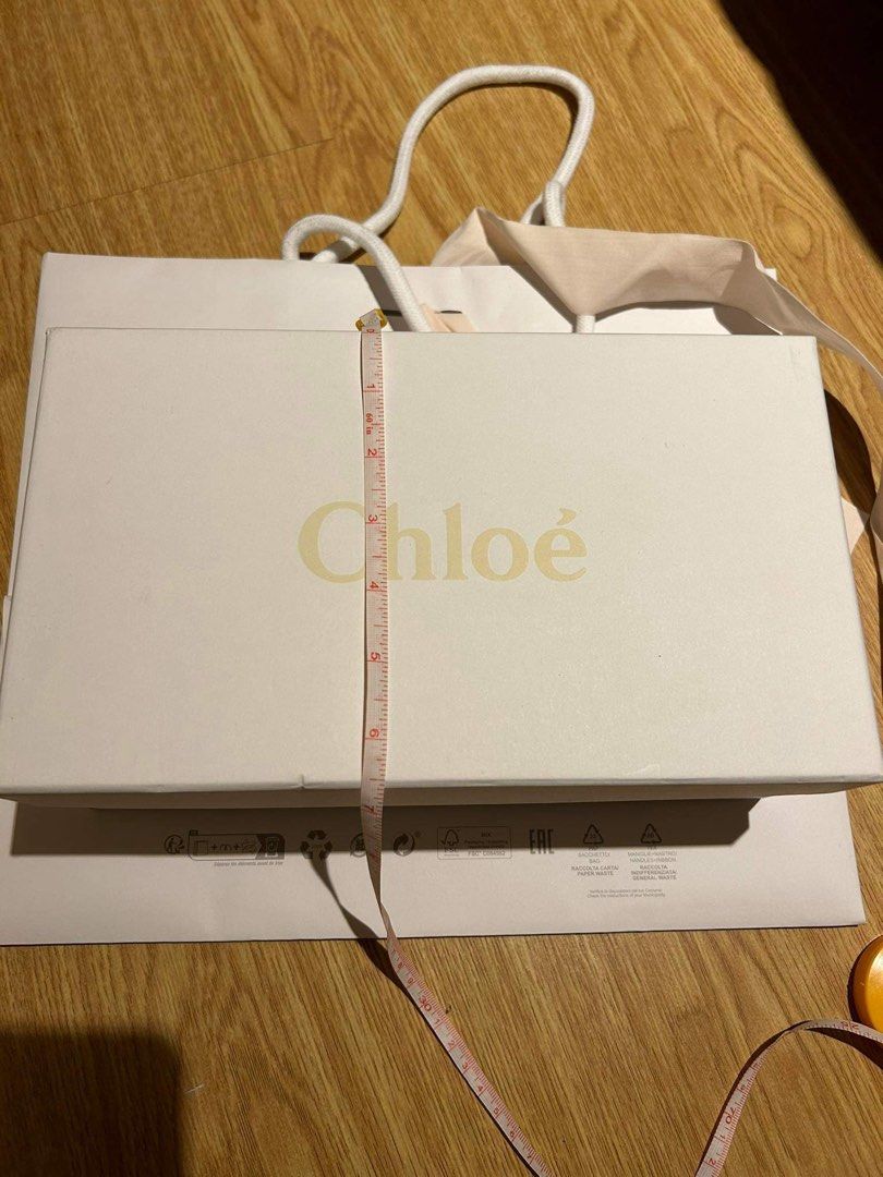 Chloe Box Chloe shoe box with dustbags and paper bag, Luxury, Sneakers & Footwear ...