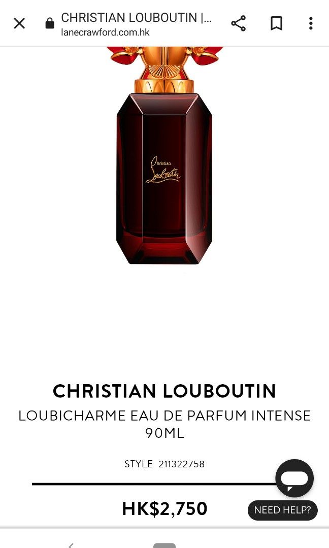 Loubicharme - Eau de parfum intense 90ml - Christian Louboutin