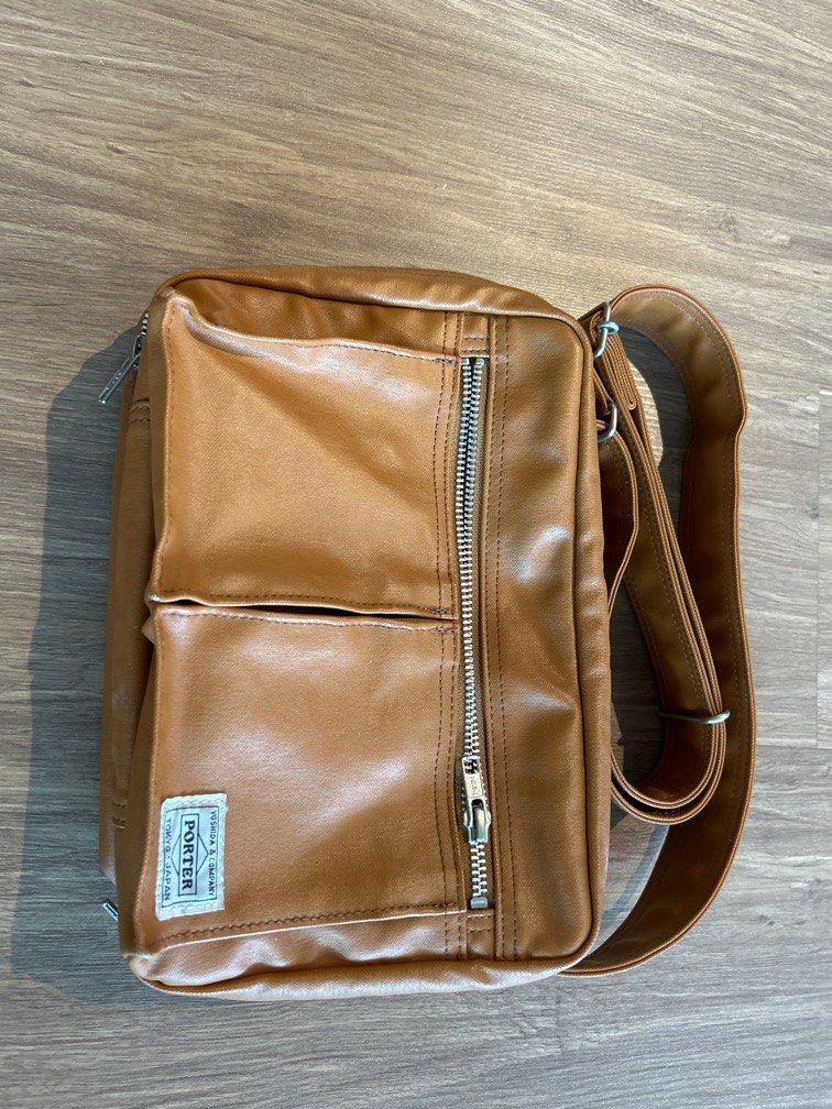 Porter leather shop sling bag
