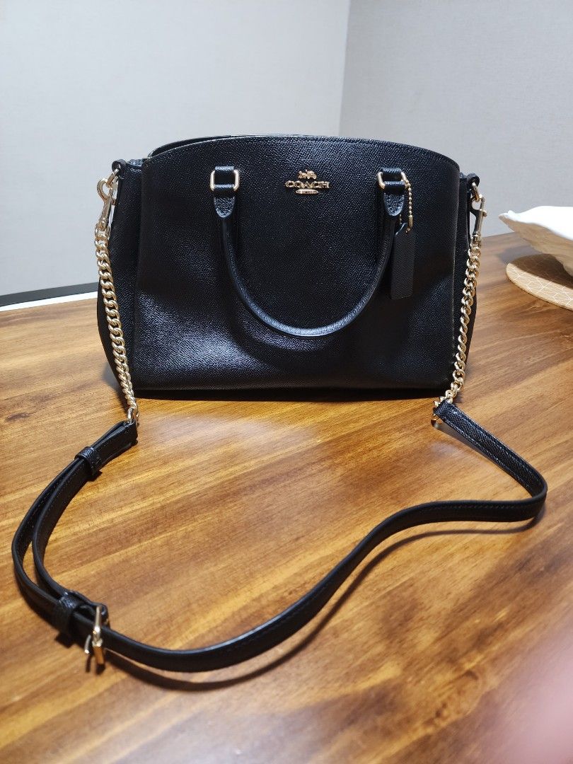 BRAND NEW Coach Sage Carryall Black Gold F28976