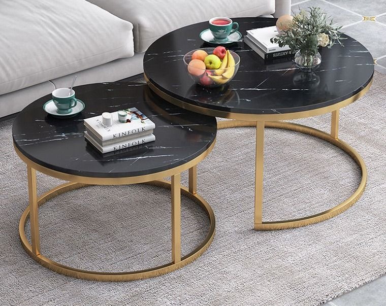 Coffee Table & Round Tea Table & BN NEW - COD, Furniture & Home Living ...