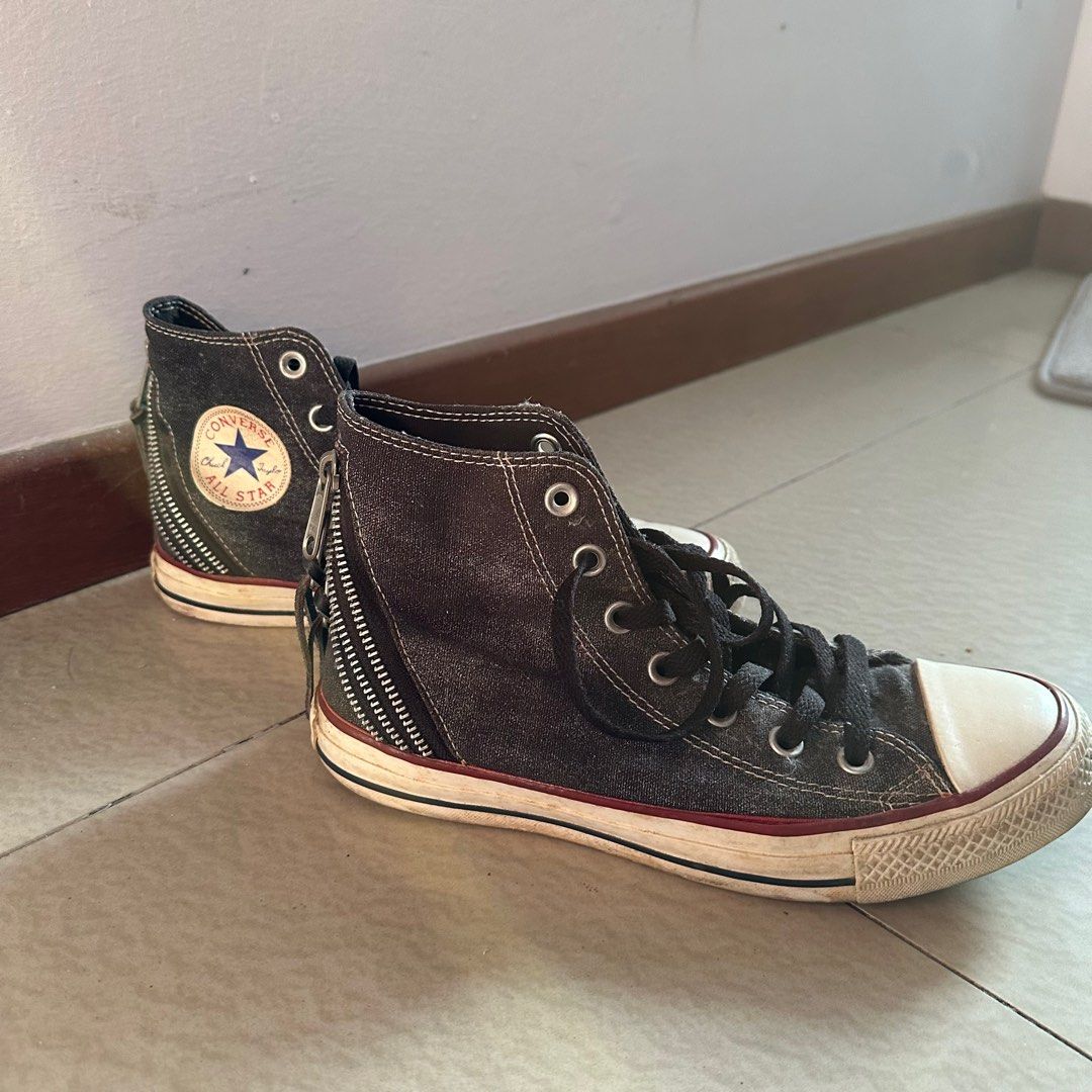 Converse with zipper on back online