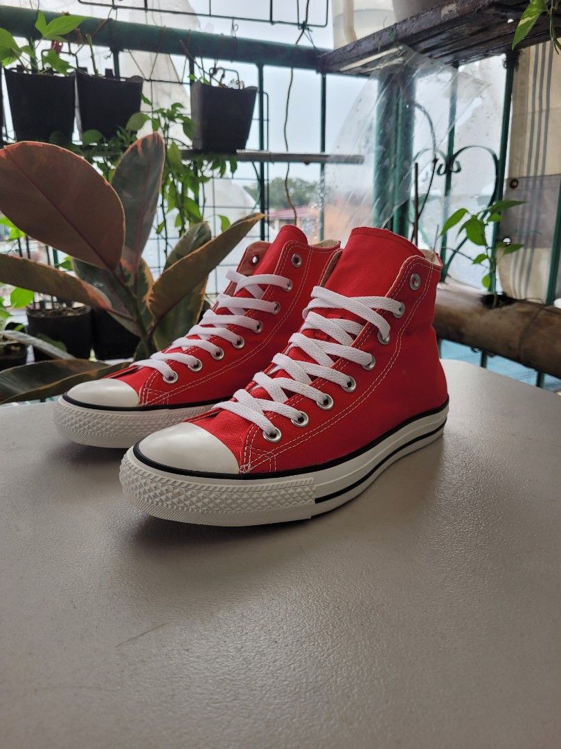 Converse red high cut price outlet