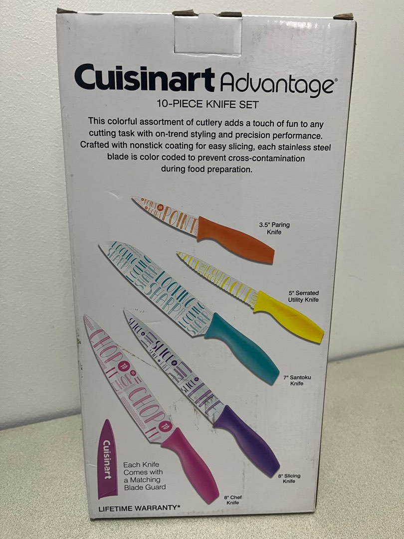 Cuisinart advantage knife set, Furniture & Home Living, Kitchenware