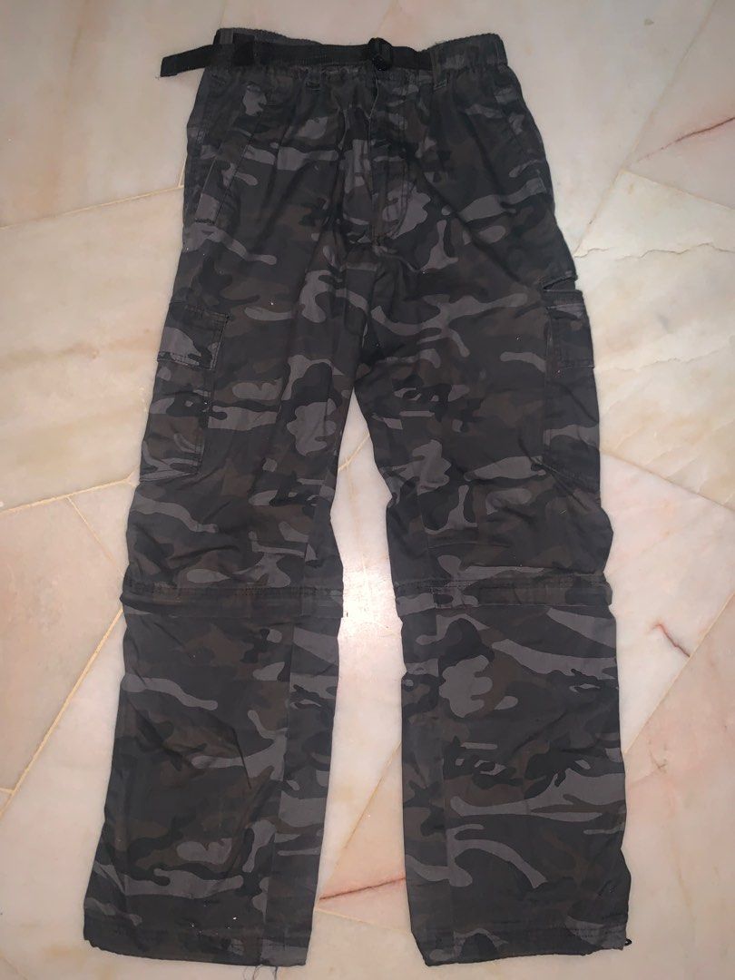 Dark grey camo pants store