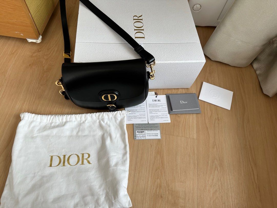 Dior Bobby Medium Black Luxury Bags Wallets on Carousell