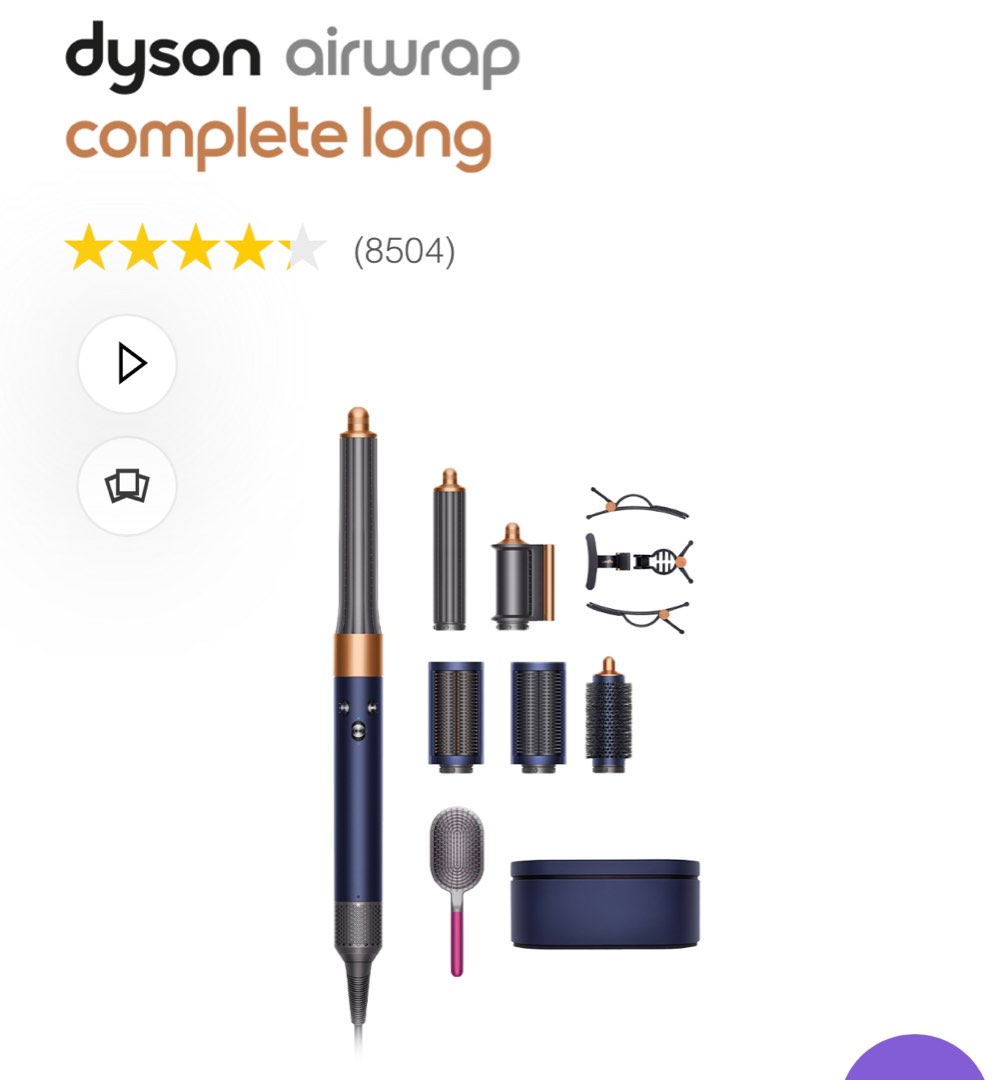 Dyson Air Wrap Complete Long, Beauty & Personal Care, Hair on Carousell