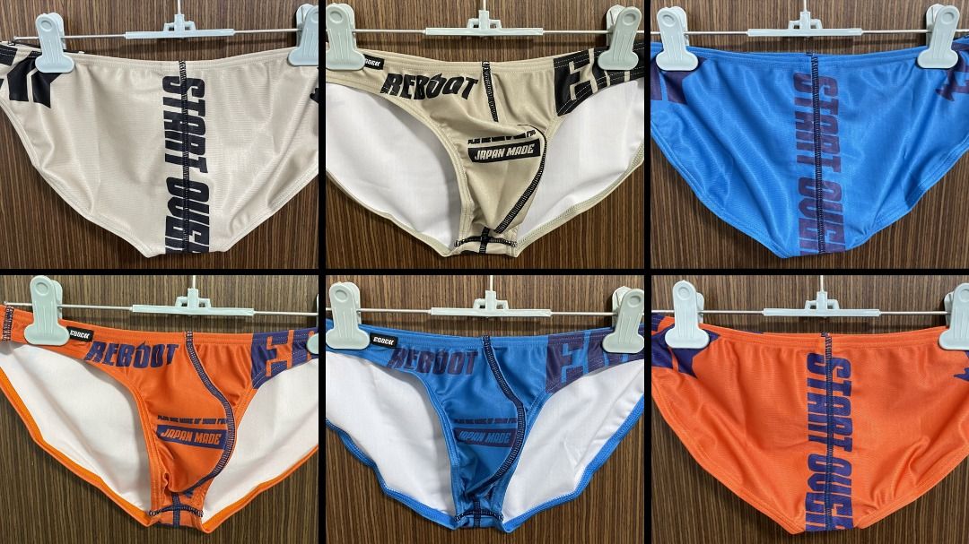 EGDE Reboot RE underwear - Sand Beige, Cobalt Blue, Orange