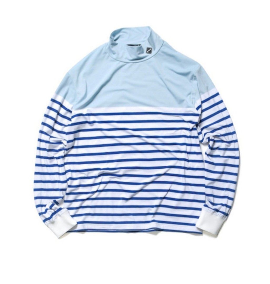 F.C real bristol L/S PANEL BORDER MOCK NECK TOP (Fcrb), 男裝, 上身