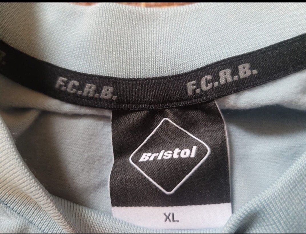 F.C. Real Bristol LS Panelled Border Crew Neck Pocket Tee (Fcrb