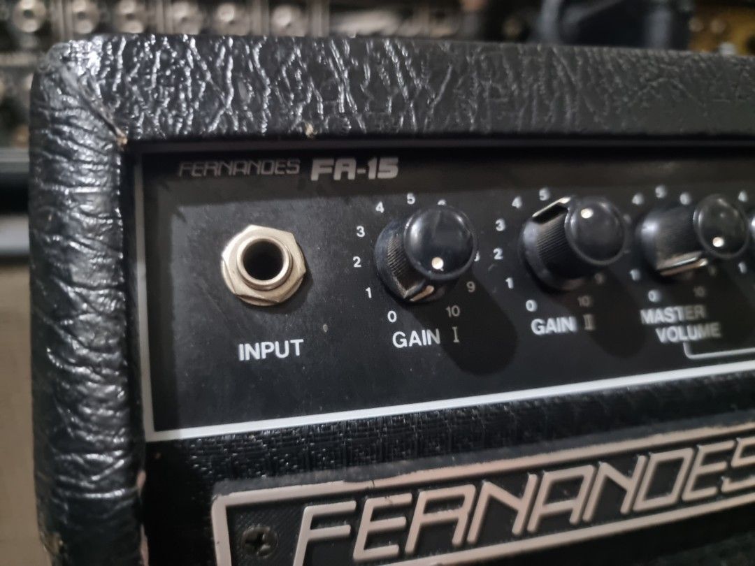 Fernandes fa15 guitar amp (Category: Musical Instruments) located in Binan City. Submitted by jamrock.music (Listing ID 1263192616, Image 3). Description: good working condition 2ndhand used from japan.