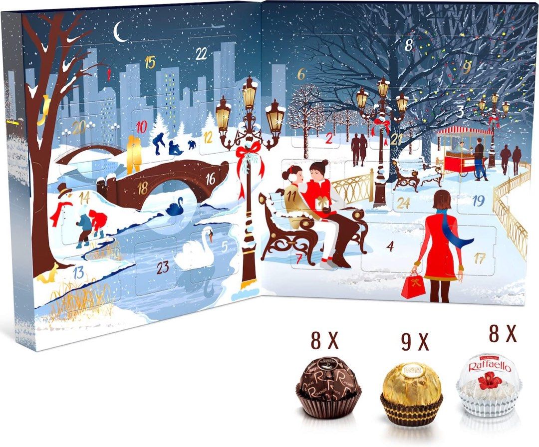 Ferrero 金莎聖誕Advent Calendar 嘢食 嘢飲 其他食物及飲料 Carousell